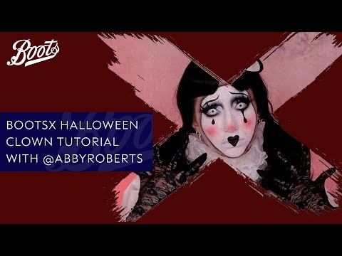 Make-up Tutorial | Face your Fear Halloween Clown Tutorial with @abbyroberts | BootsX | Boots UK