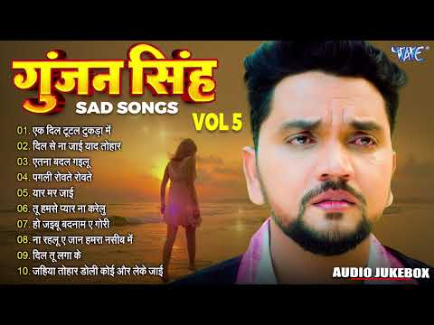 गुंजन सिंह के दर्द भरे गानें   Gunjan Singh Sad Songs Vol 5   Gunjan Singh Nonstop Sad Songs Hits