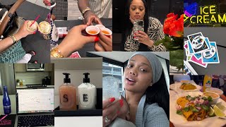 Weekly Vlog | Skincare + Life Lesson Chit Chat | Nails | Revamping My Bathroom | Cookout | Trading|