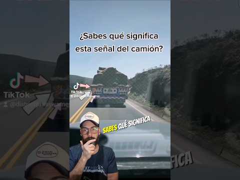 como se interpretan las señales de luces de los camiones en la ruta? #autos #camion #ruta #seguridad