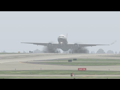 Boeing 777 Pilot Made A Big Mistake During Landing [XP11]