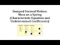 Differential Equations and Solutions