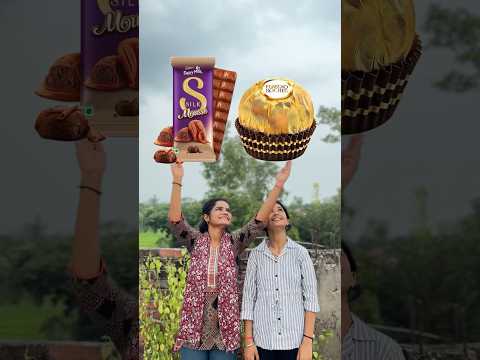 DairyMilk Silk Mousse & Ferrero Rocher chocolate 🍫 #shorts #ytshorts #youtubeshorts