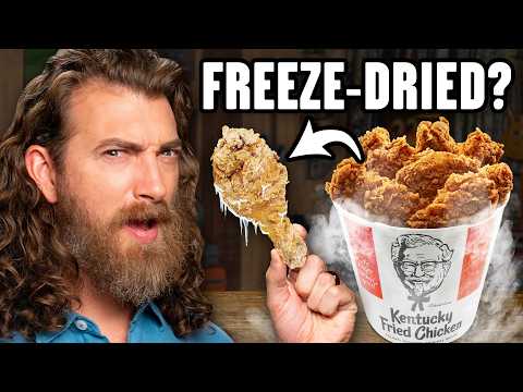 We Freeze Dried The KFC Menu (Taste Test)