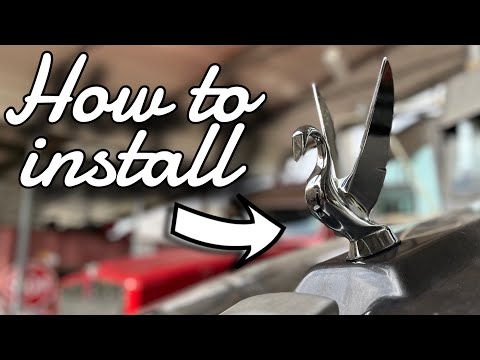 How to install HOOD ornament on semi truck