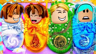 ROBLOX Brookhaven 🏡RP: Brewing Cute Baby BUT They're Four Elements Fire, Water, Earth and Air
