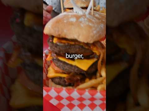 You couldn’t finish this burger