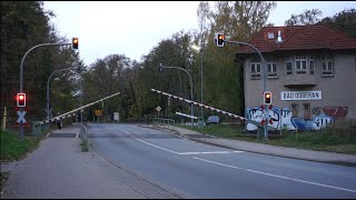 Bahnübergang Bad Doberan //Railroad crossing// Spoorwegovergang