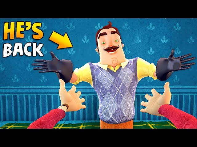 THE NEIGHBOR IS BACK MOD!!! (he is friendly?) | Hello Neighbor Gameplay (Mods)