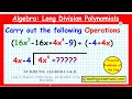 Mastering Polynomial Long Division Techniques