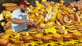 !واو!🔥 أجي تشوف 😲 كيفاش كيتقاد أكل الشوارع 🍔 لي كيحمق المغاربة ! 🇲🇦