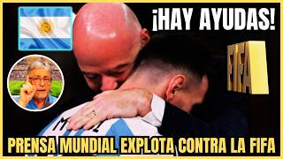 🚨 PRENSA MUNDIAL REVELA LA VERDAD SOBRE EL FAVORITISMO DE LA FIFA HACIA MESSI Y ARGENTINA🤬