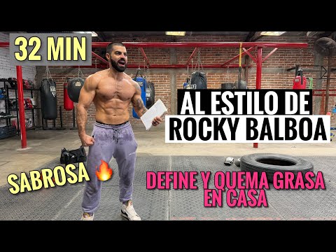 Rutina al Estilo de Rocky BALBOA (28 Minutos) Transforma tu cuerpo EN CASA