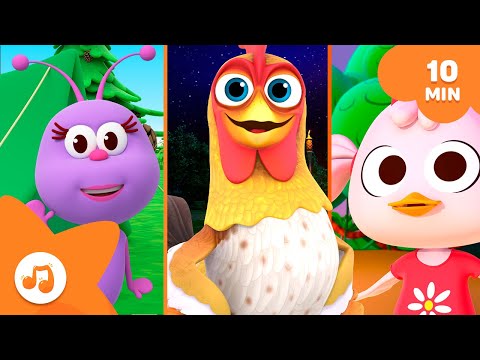 Campamento con los Animales 🏕️ | Canciones Infantiles (10 Min) | El Reino Infantil