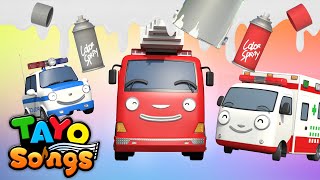 Learn Colors with Tayo🌈 | Colorful Rainbow Sea | Tayo Songs for Kids  and Nursery Rhymes