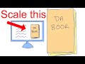 Calculating Book Dimensions and Scale