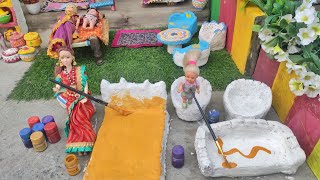 Barbie Doll All Day Routine In Indian Village/Pinky Ki Kahani Part -502/Barbie Doll Bedtime Story||
