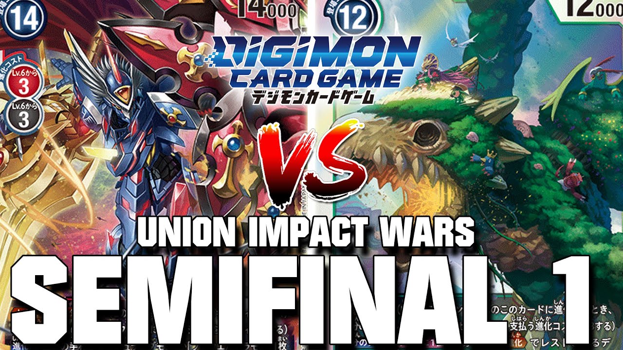 RagnaLordmon vs Ceresmon!! | Digimon Card Game: Union Impact Wars (Semi-Final 1)