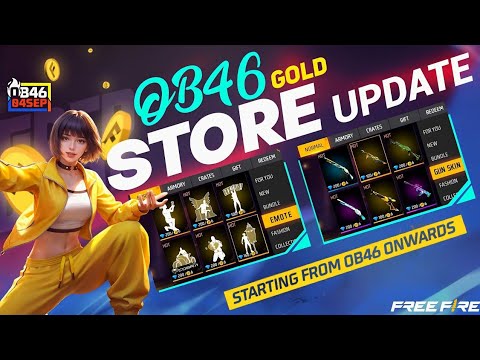 Gold Store & Ob46 Update | free fire new event | Ff New Event | Upcoming events in free fire