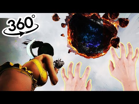😍 La CHICA MÁS HERMOSA me SALVA del FIN DEL MUNDO en una EXPERIENCIA 360° 🌍 Anime VR