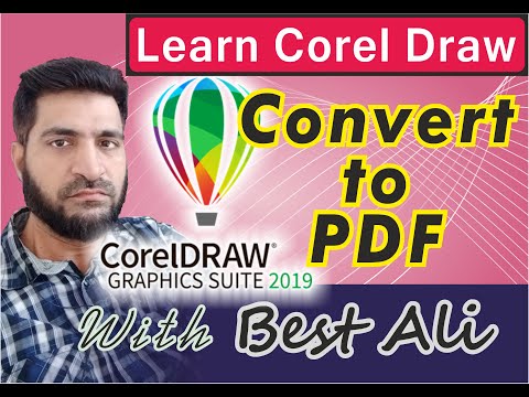 Free Learn COREL DRAW - PDF conversion