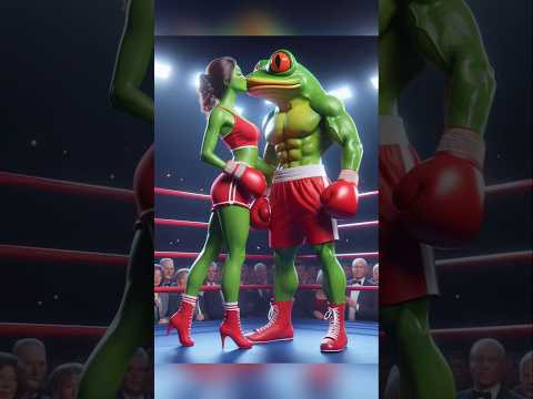 Frog ๐ Goat ๐ฅ๐ฅRevenge Of Frog ๐ญ#catlover #kitten #cute #cutecat #shorts #trending #boxingai #videoai
