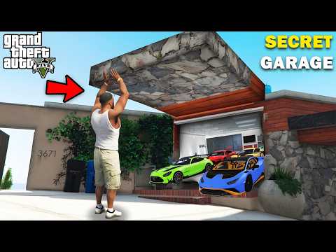 Franklin Unlocking The Most Secret Garage Door In His House GTA 5 ! | SHINCHAN GTA 5 VIDEO