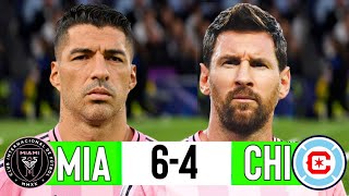Messi Magic | Inter Miami vs Chicago ( 6-4 ) | Extended Highlights & Goals 