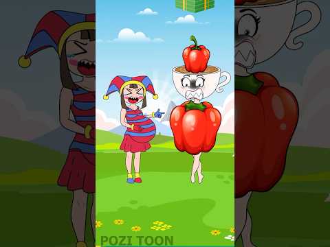 Help Cappuccina Ballerina with the clothes! With Pomni | Amazing digital circus