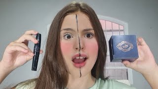 MAKE AO CONTRARIO VS MAKE NA ORDEM *deu ruim?* #viral