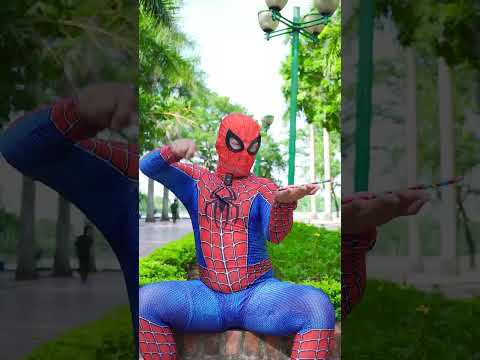 SR -Spider-Man Turns Everything Into Giant😂😱Spider-man And Toilet Skibidi Titan Speakerman #shorts