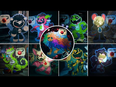 Poppy Playtime: Chapter 4 - ALL NEW Monsters + Nightmare Critters Cardboard Cutouts Voicelines