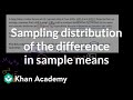 Understanding Sampling Distributions