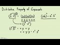 Distributive Property of Exponents
