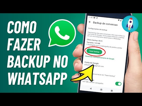 Como Fazer BACKUP DAS CONVERSAS do WhatsApp - COMPLETO!