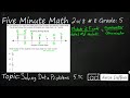 Understanding Data Problems and Fractions