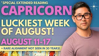 Capricorn - SCREAMING! “TEARS-OF-JOY” WEEK YOU DESERVE! 🥰🌠 Aug 11-17 Tarot Horoscope