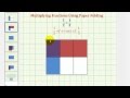 Multiplying Fractions Using Paper Folding