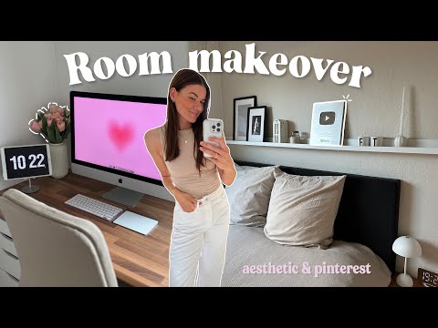 AESTHETIC ROOM MAKEOVER 🪞🕯️🩰🎧 bytter om på mine to værelser