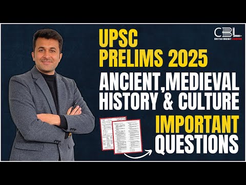 UPSC Prelims 2025 | Ancient, Medieval History & Culture Questions Analysis by Expert
