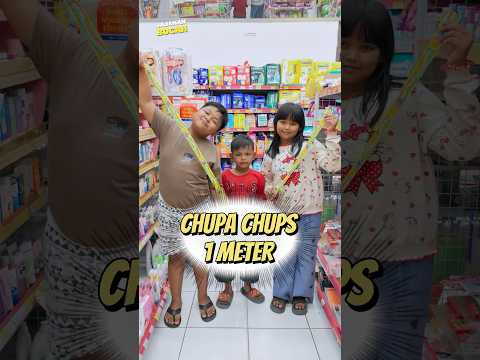 PERMEN CHUPA CHUPS 1 METER 😱 #permen #candy #chupachups #shorts