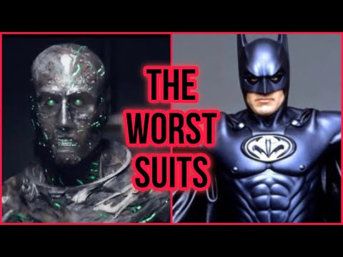 My Top 10 *WORST* Comic Book Movie Suits…