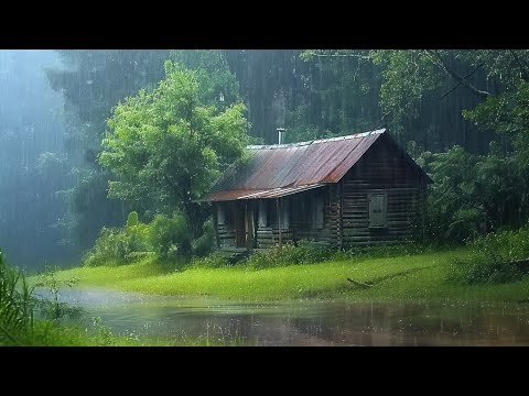 💤 Fall Asleep Fast In 3 Minutes With Torrential Rain On Tin Roof & Powerful Thunder Sounds At Night