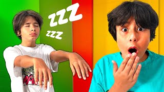 ¡Mi hermano es SONAMBULO! 😱 Le vigilo toda la NOCHE!!