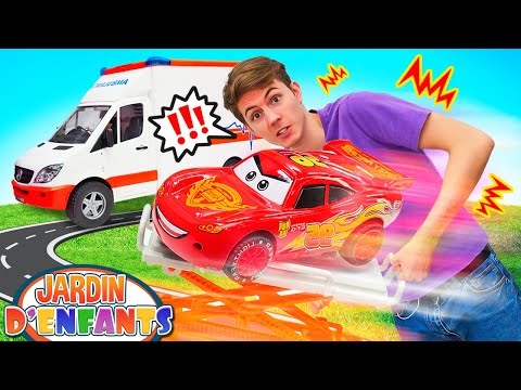 🚨 Spidy appelle l'ambulance !🚑 McQueen blessé ? Une aventure des jouets pleine de surprises !