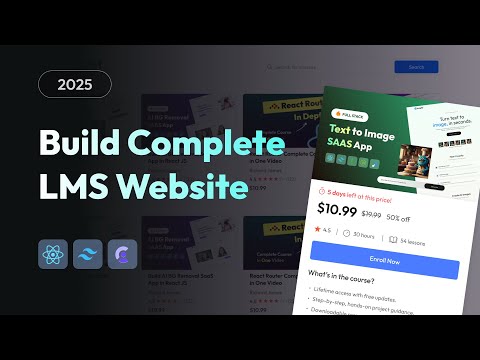 How To Make Complete LMS Website Using React JS | Build Project Like Udemy in React JS 2025