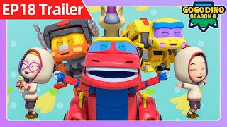 🔔 Trailer 🔔 GoGoDino S8 | EP18 Who Broke the Banana Vending Machine? | Superhero Adventure for Kids
