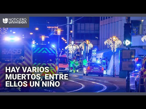 Un niño, entre los muertos tras atropellamiento masivo en un mercado navideño en Alemania