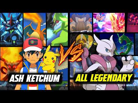 Ash Ketchum vs All Legendary Pokémon | Can Ash Defeat All Legendary Pokemon ? Ash True Power