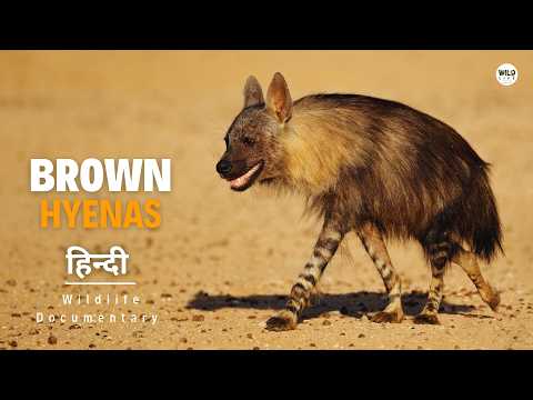 Brown Hyenas - हिन्दी डॉक्यूमेंट्री | Wildlife documentary in Hindi